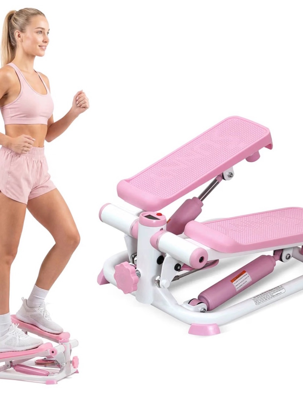 Pink Stepper Exercise Machine